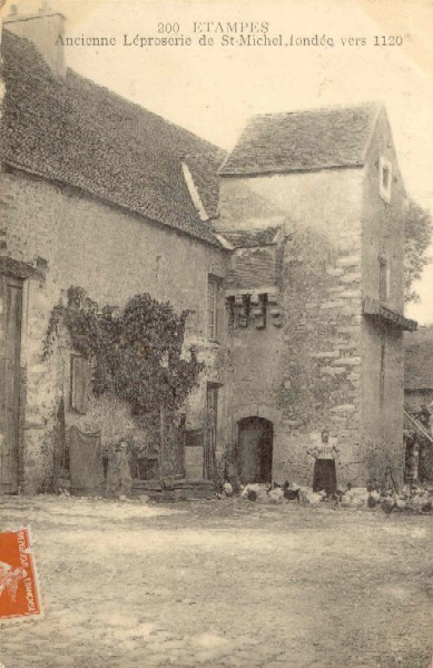 Ancienne Léproserie Saint-Michel (carte postale Ramean n°200)