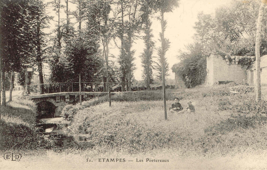 Ernest Le Deley: Etampes - Les Portereaux (1908)