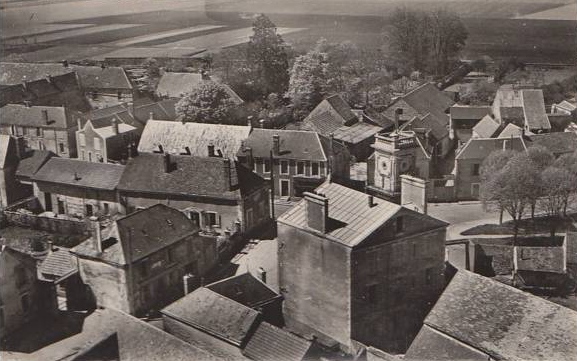 Vue aérienne de Sainville