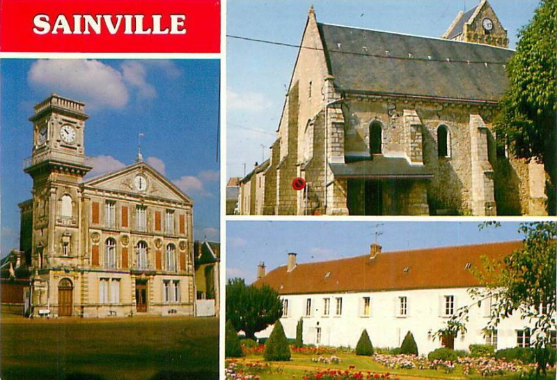 Trois vues de Sainville