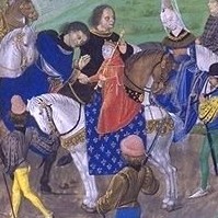 Louis II d'Anjou enfant à son arrivée à Paris