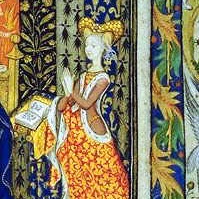 Marguerite d'Orléans représentée sur son Livre d'Heures