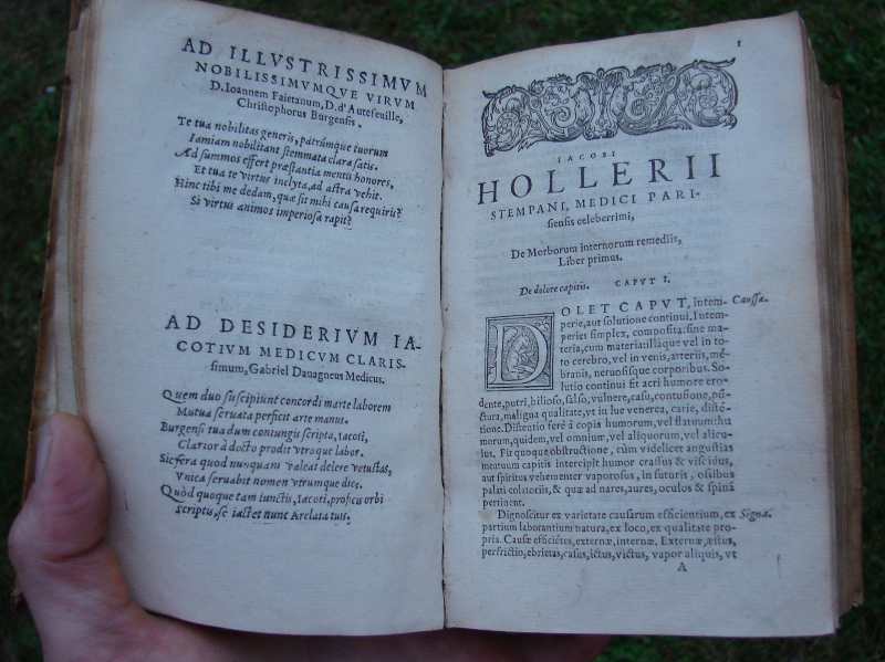 Edition de 1565 des oeuvres de Jacques Houllier