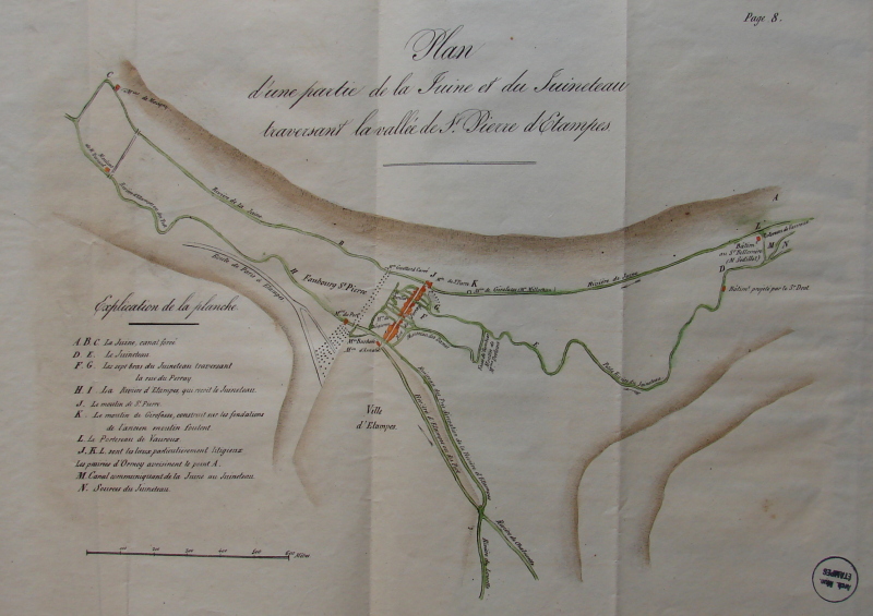 Plan d'ensemble du Juineteau vers 1830 (AME 3O C9)