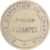 Carte signée par Stéphen Dautel (Étampes, 31 juillet 1915)