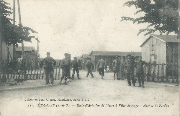 Carte de Jean Loriot (Etampes, 1917)